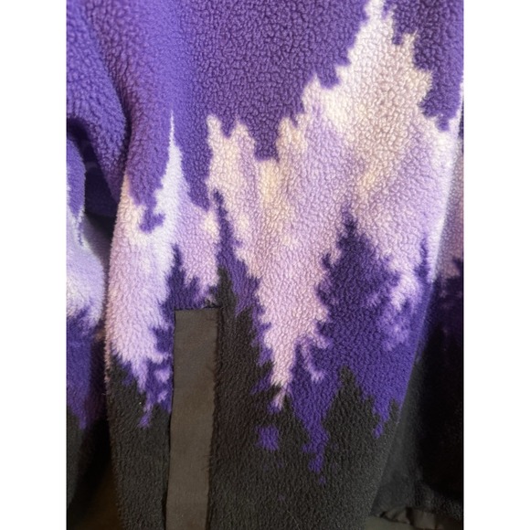 Puma Palace Palaska Fleece 1/4 Zip Jacket Purple Size SMALL - Picture 12 of 13